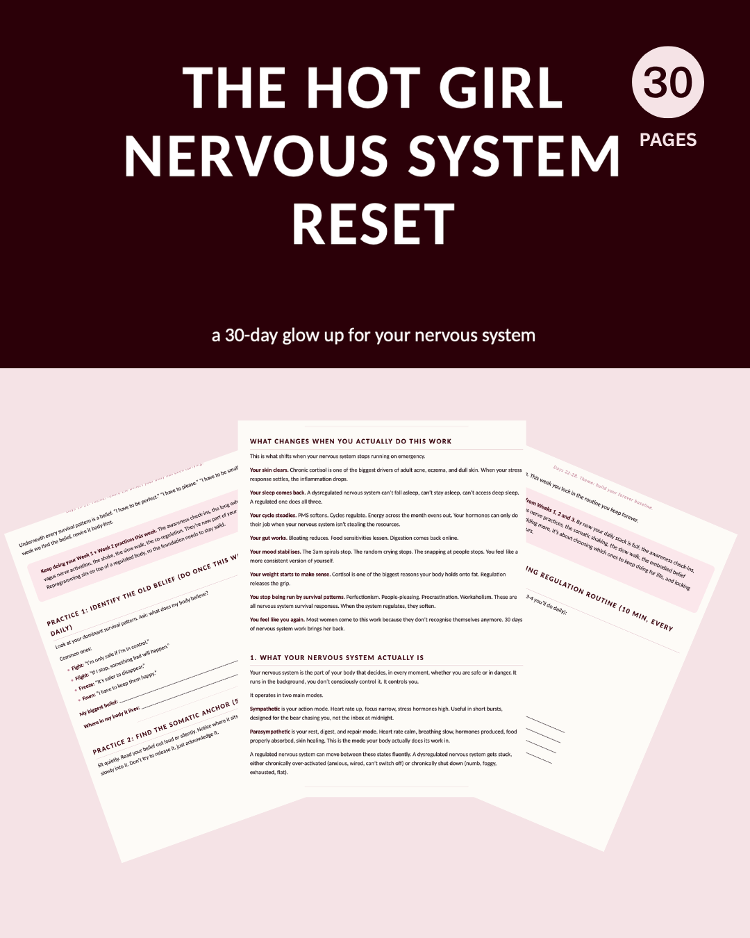 The Hot Girl Nervous System Reset
